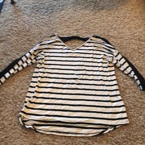 Black and white striped shirt!